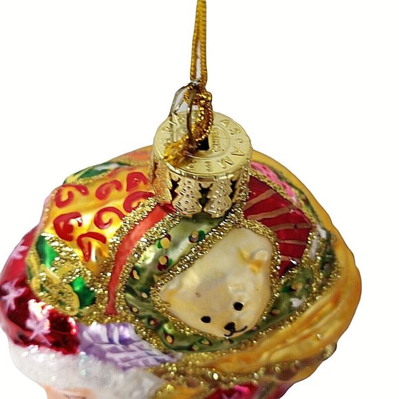 Vintage AmeriChristmas Ornament Santa 6" with Box - Picture 3 of 5